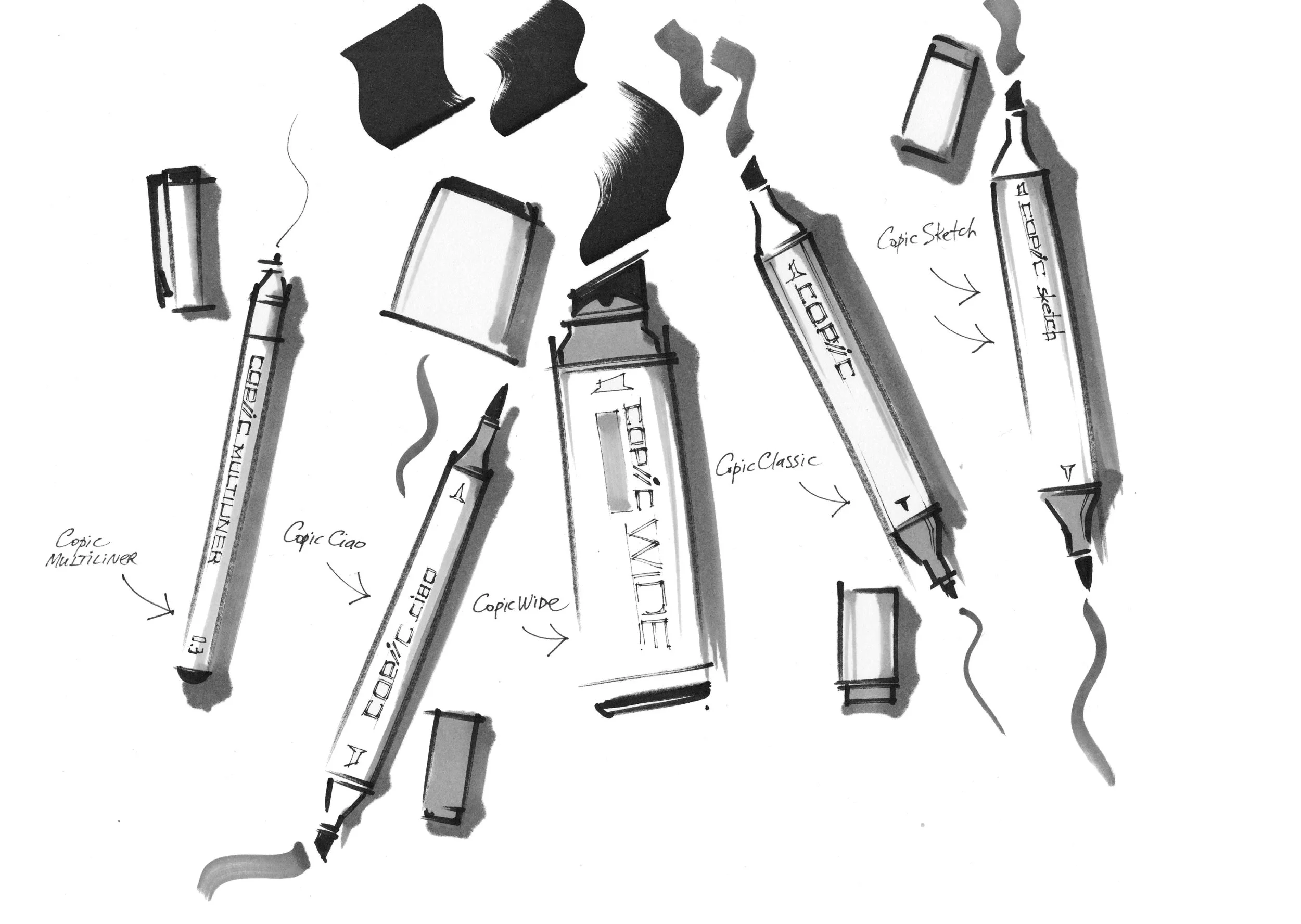 Which markers are the best choice for interior and architectural